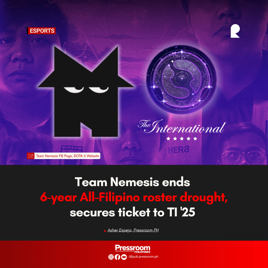 Team Nemesis ends 6-year All-Filipino roster drought, secures ticket to TI '25