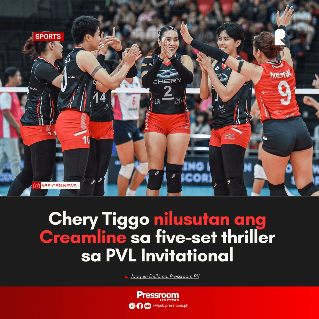 Chery Tiggo nilusutan ang Creamline sa five-set thriller sa PVL Invitational