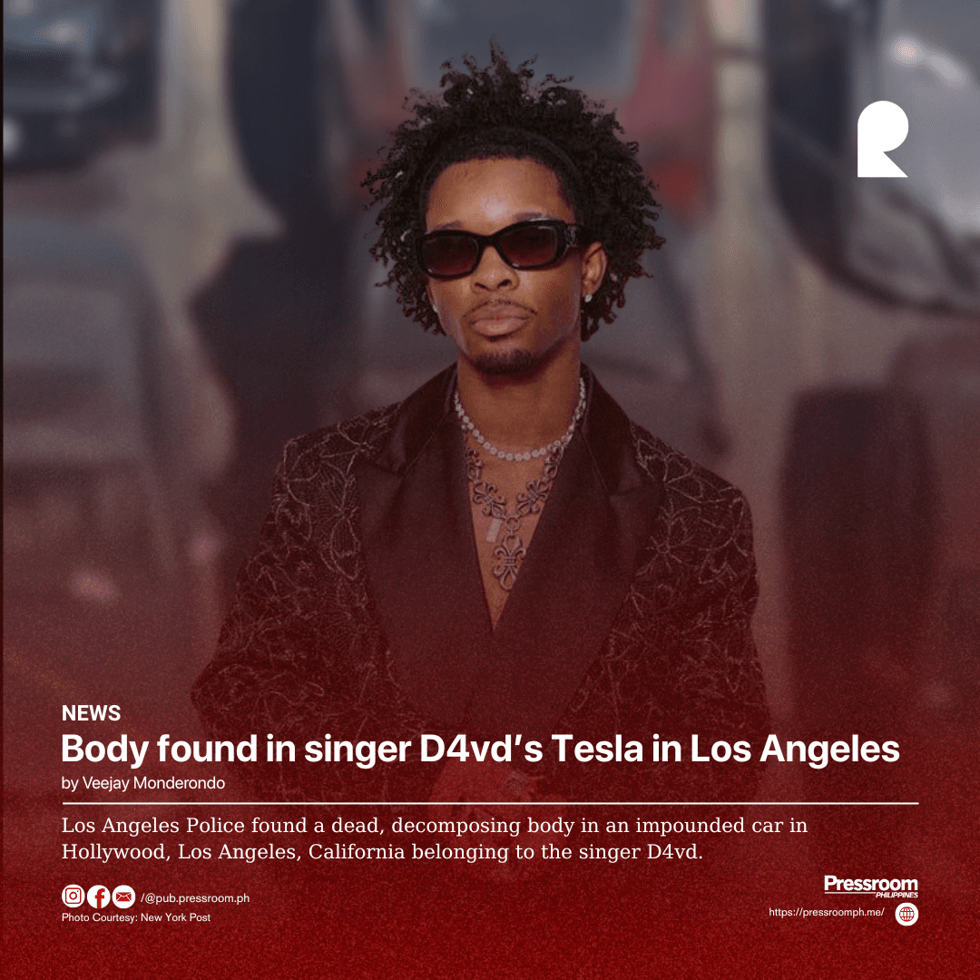 Body found in singer D4vd’s Tesla in Los Angeles 