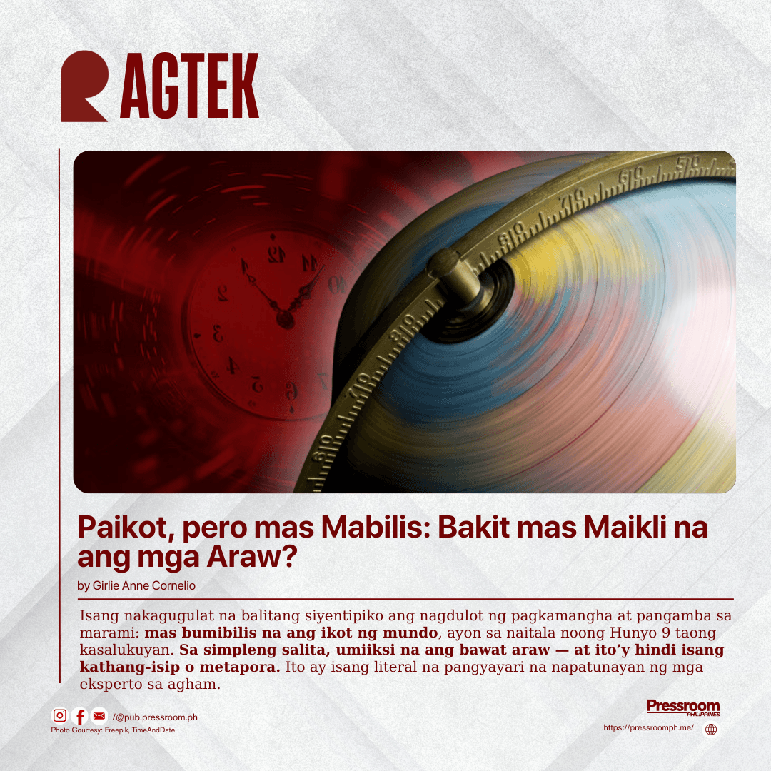 Paikot, pero mas Mabilis: Bakit mas Maikli na ang mga Araw?