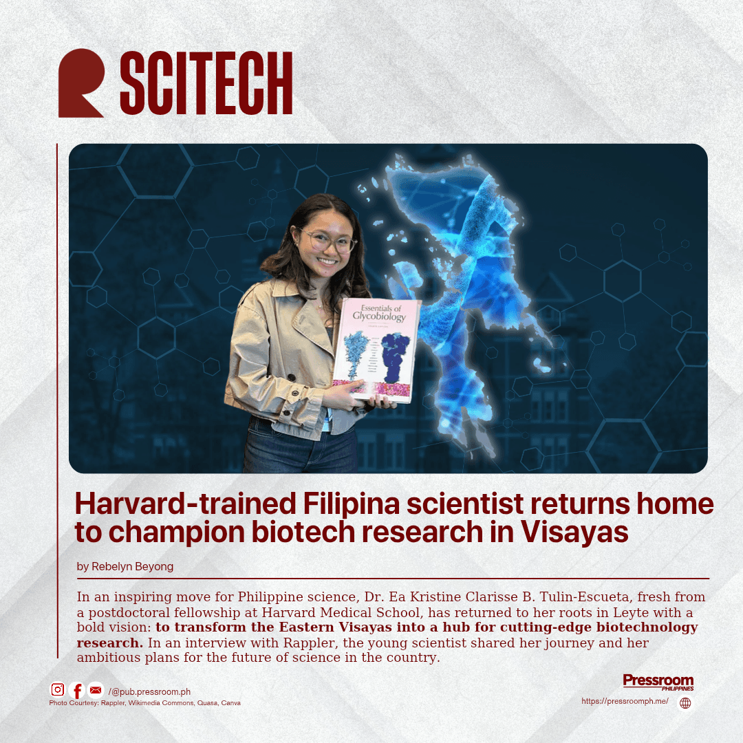 Harvard-trained Filipina scientist returns home to champion biotech research in Visayas