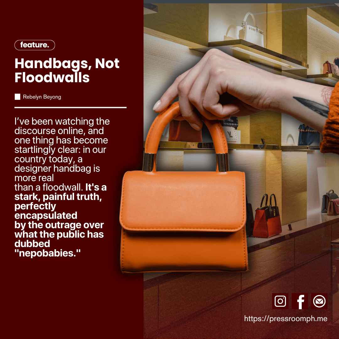 Handbags, Not Floodwalls