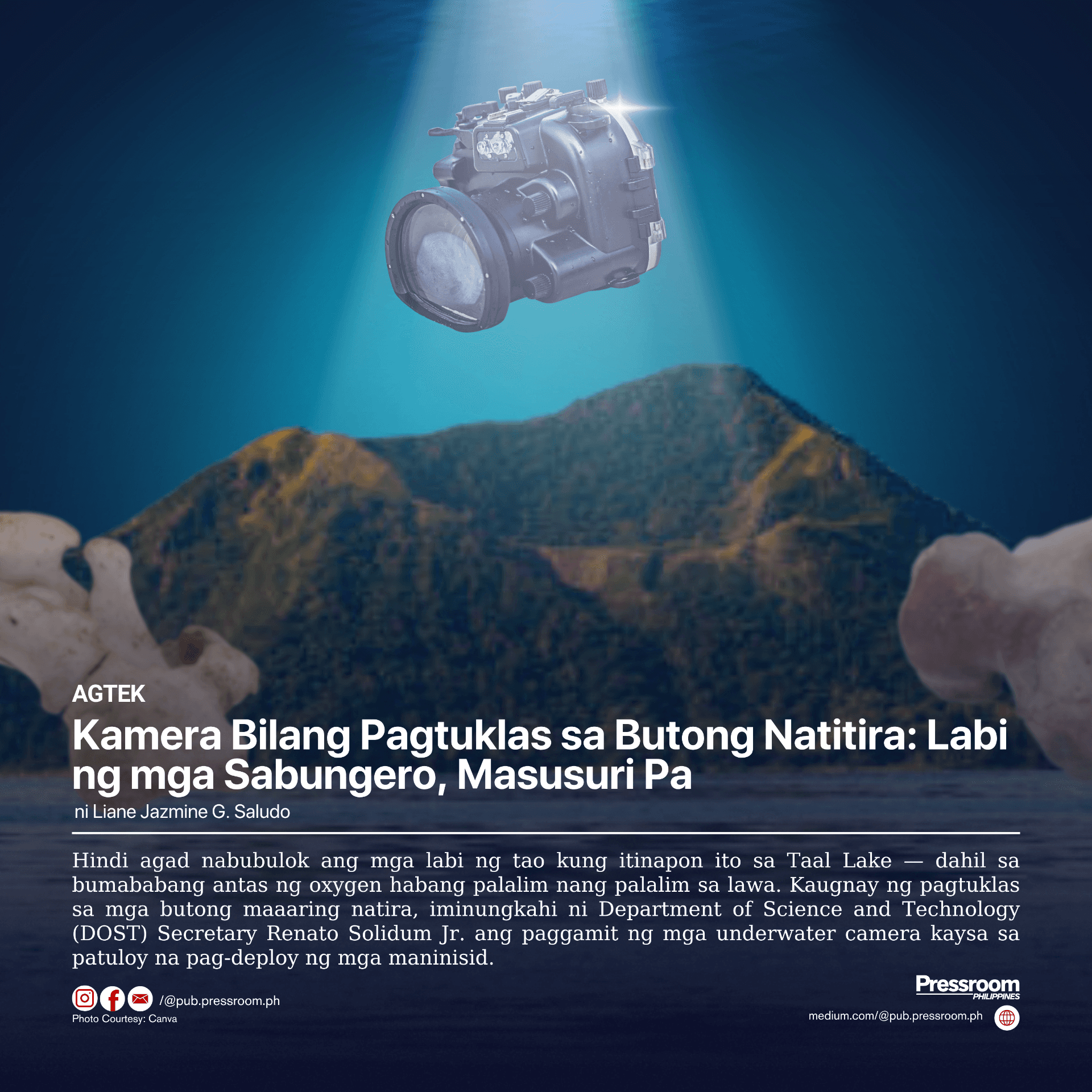 Kamera Bilang Pagtuklas sa Butong Natitira: Labi ng mga Sabungero, Masusuri Pa