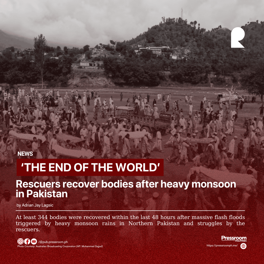 ‘END OF THE WORLD’ |  Rescuers recover bodies after heavy monsoon in Pakistan