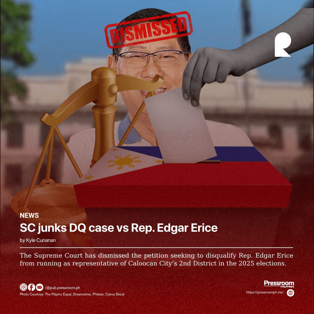 SC junks DQ case vs Rep. Edgar Erice