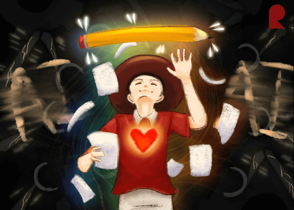 Pixilated Perspective: Inked by [AI]magination