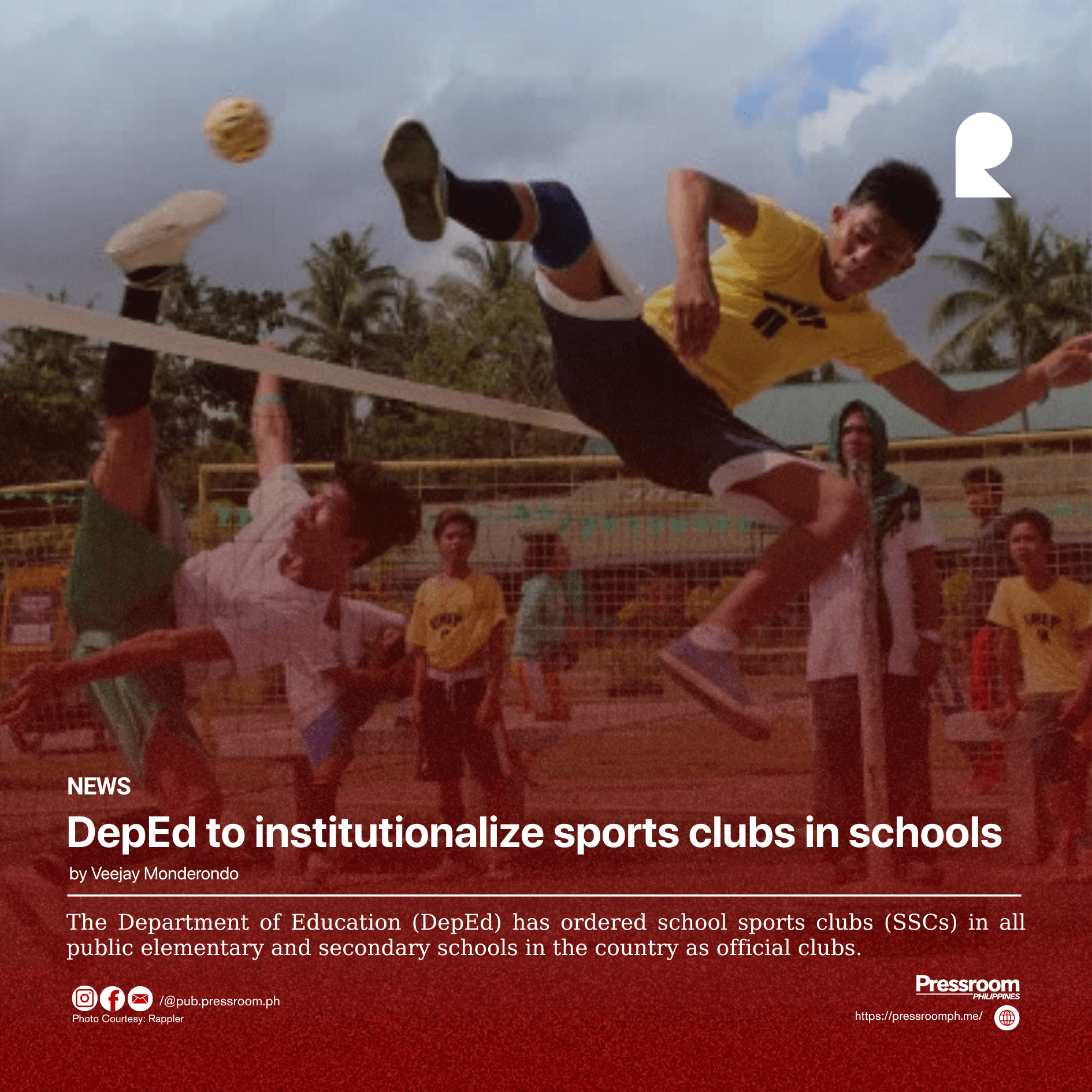 DepEd to institutionalize sports clubs in schools