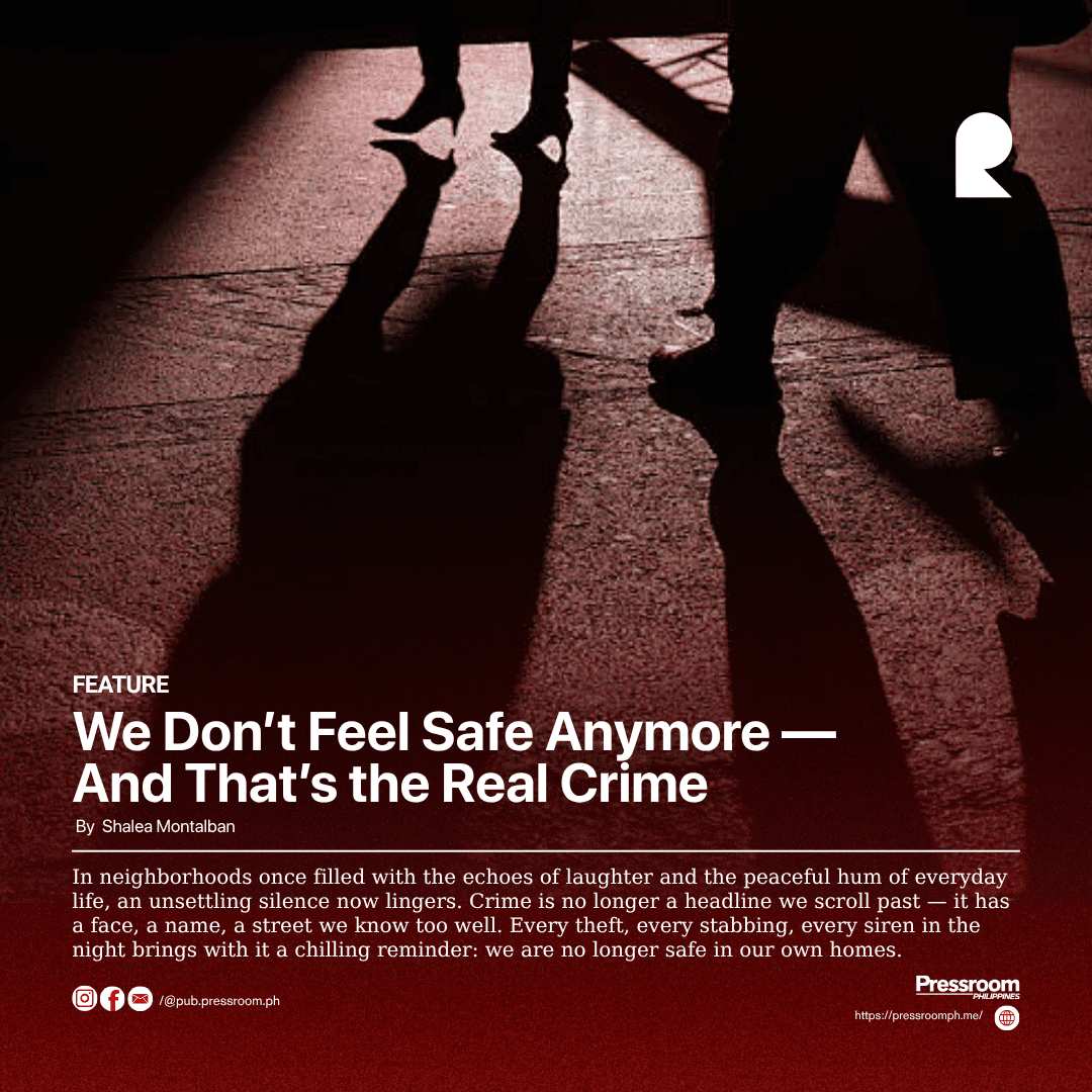 We Don’t Feel Safe Anymore — And That’s the Real Crime