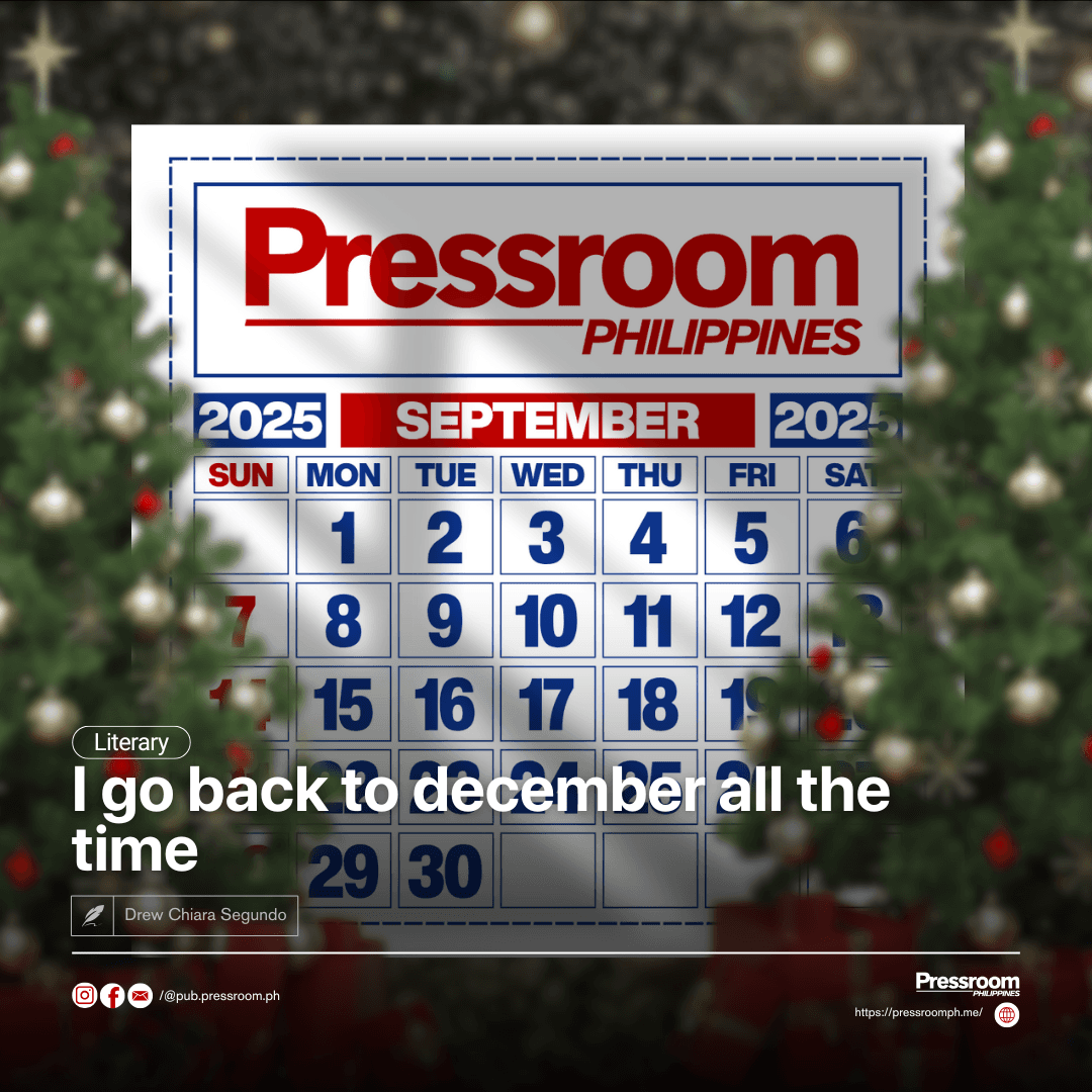 I go back to december all the time