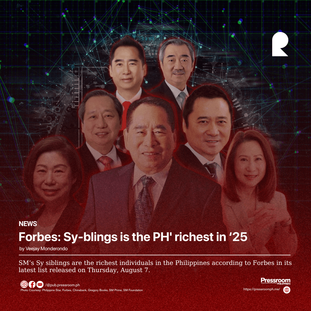 Forbes: Sy-blings is the PH' richest in ‘25