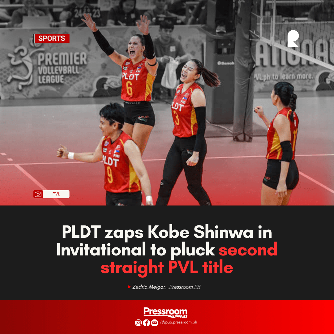 PLDT zaps Kobe Shinwa in Invitational to pluck second straight PVL title