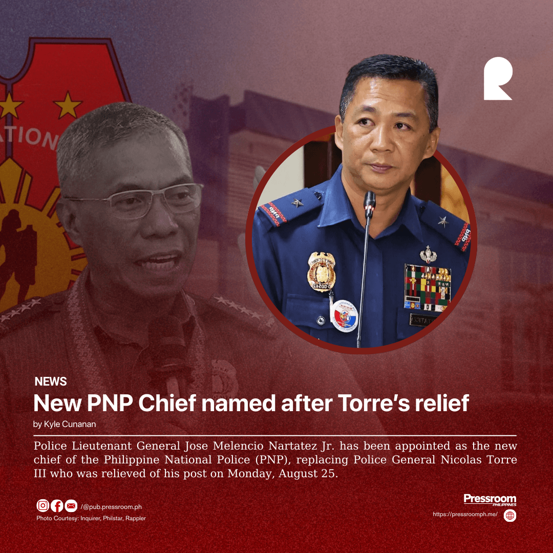 New PNP Chief named after Torre’s relief