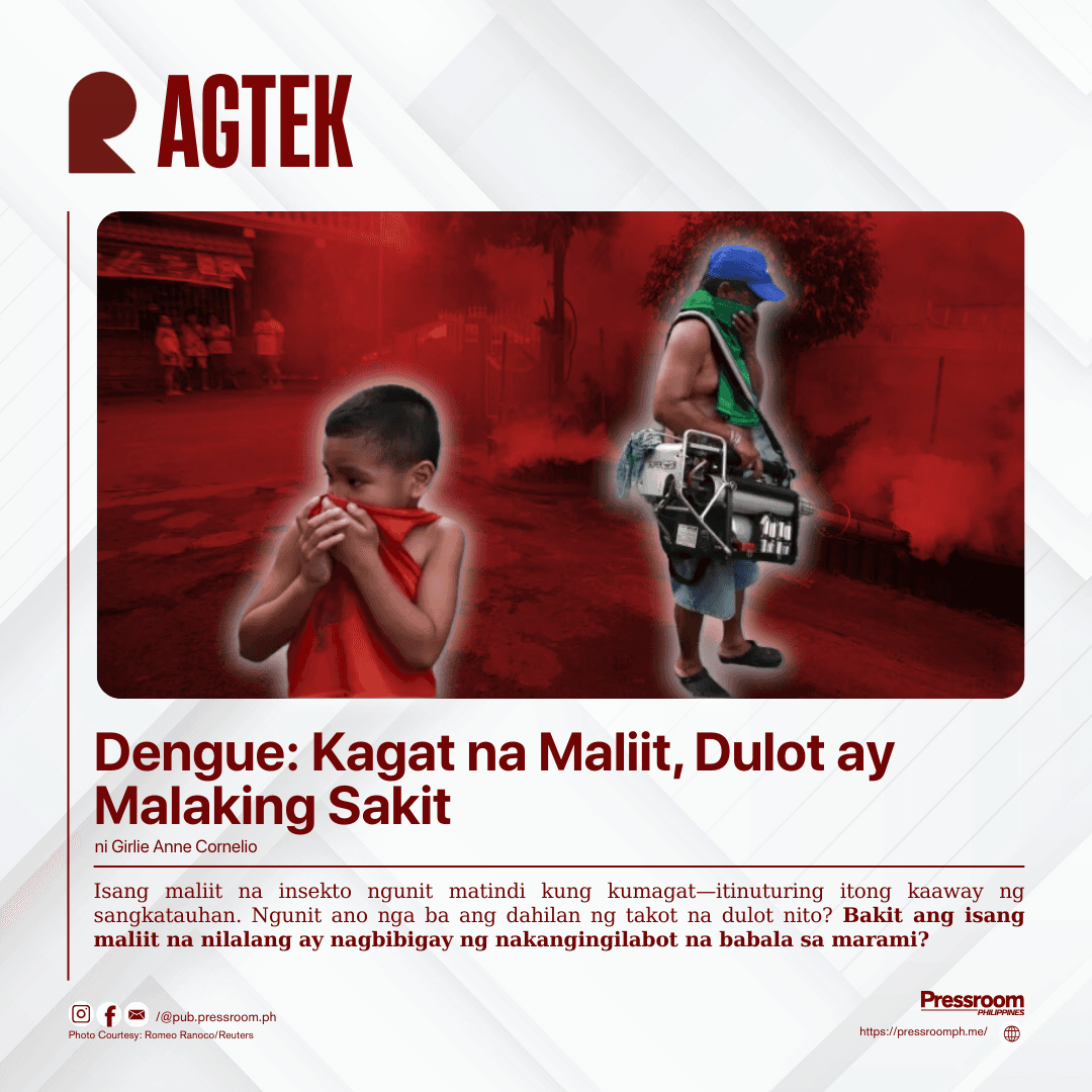 Dengue: Kagat na Maliit, Dulot ay Malaking Sakit