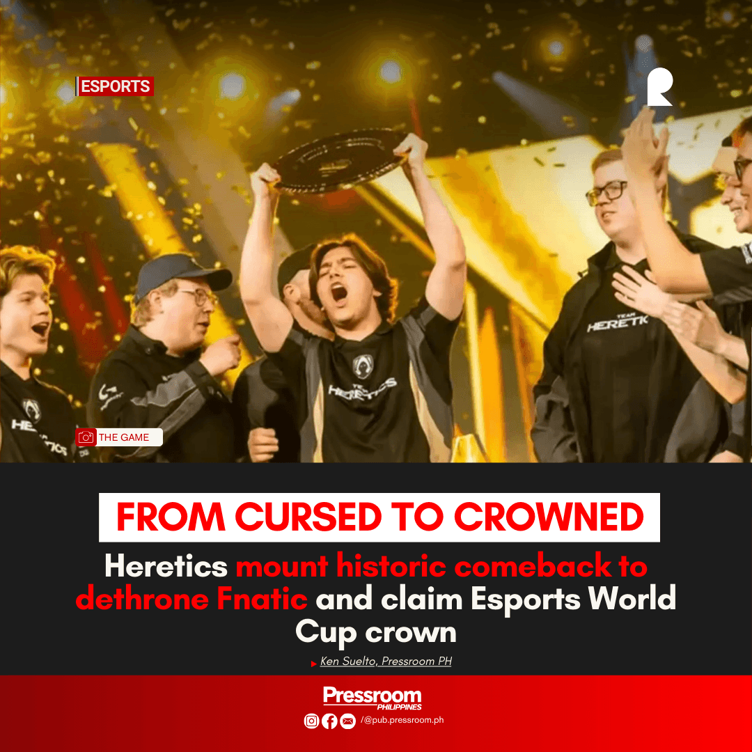 ๐๐ฅ๐ข๐  ๐๐จ๐ฅ๐ฆ๐๐ ๐ง๐ข ๐๐ฅ๐ข๐ช๐ก๐๐ | Heretics mount historic comeback to dethrone Fnatic and claim Esports World Cup crown