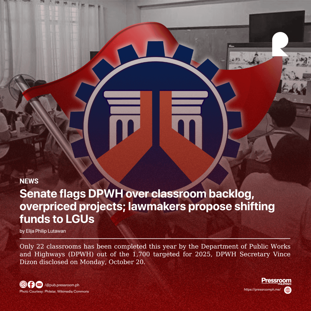 Senate flags DPWH over classroom backlog, overpriced projects; lawmakers propose shifting funds to LGUs