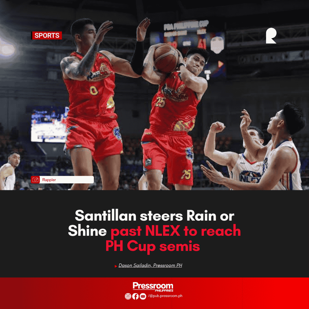 Santillan steers Rain or Shine past NLEX to reach PH Cup semis