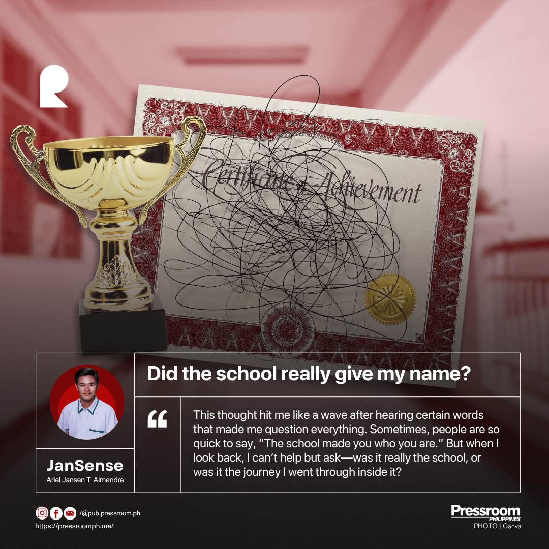 Did the school really give my name?